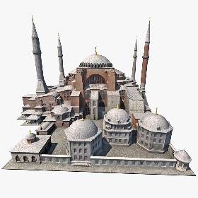 Hagia Sophia Low Poly
